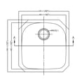 thumbnail image 2 of Dawn Kitchen & Bath ASU101 20. 5 inch L Undermount Single Bowl - 18 Gauge, 2 of 3