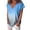 Blue, variant on Aayomet Summer Tops For Women Women's Cute Juniors Tops Teen Girl Tee Funny T Shirt,Mint Green M