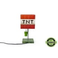 thumbnail image 4 of Minecraft TNT Block 14-Inch Desk Lamp with 3D Creeper Puller | LED Lamp, 4 of 7