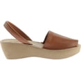 thumbnail image 3 of Kenneth Cole Reaction Womens Fine Glass Metallic Peep-Toe Wedge Sandals, 3 of 6