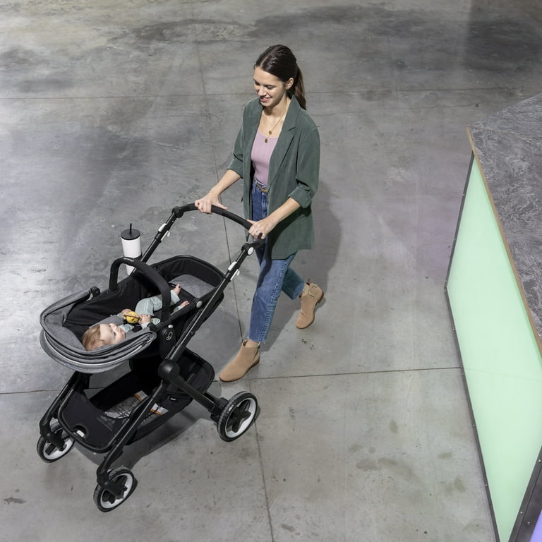 GOLD Pivot Xpand Stroller Second Seat Moonstone Gray Walmart