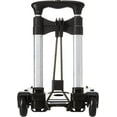 thumbnail image 2 of Compact Folding Luggage Cart, Black, Lightweight &  for Easy Transport, 2 of 3