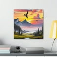 thumbnail image 3 of Misty Mountain Escape - Canvas, 3 of 10