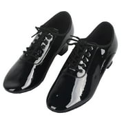 KAUU Soft Comfortable Latin Shoes Fashion Dance Shoe for Men PU Leather 41