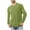 Green, variant on Besolor Men's Long Sleeve Shirts Casual Solid Color Round Neck Pullover Base Tops Plus Size Soft Pajamas Loungewear