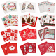 thumbnail image 2 of 20pcs Christmas Napkin Red White Santa Claus Snowman Pattern Paper Napkins Merry Christmas Party Home Dinner Decoration Supplies, 2 of 4