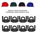 thumbnail image 4 of Adhesive Hat Hooks, Minimalist Wall  Hooks 8 Pack Multifunctional Simple Installation  for Headphones for Closet, 4 of 8