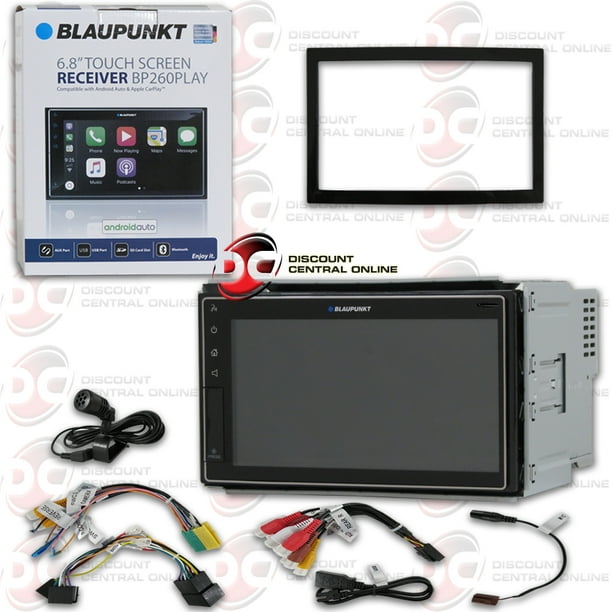 blaupunkt 2din 6 8 car multi media receiver bluetooth apple carplay android auto