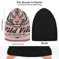 thumbnail image 4 of BZSMCE Winter Beanie Hats Warm Cozy Cap Wildly Bright Pattern, 4 of 7