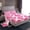 Pink White, variant on Erosebridal Victorian Damask Flower Sheet Set Twin,Red Black Bedding Sets Twin Size,Gothic Theme Twin Sheet Sets,Ultra Soft Bedroom Decorative,3-Piece