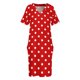 thumbnail image 3 of Elegante vestido de noche holgado de lunares blancos y rojos para mujer vestidos de lujo con bolsillos vestido de graduación de verano, 3 of 6