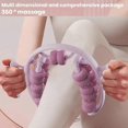 thumbnail image 3 of (Pink)26 Rounds Dual Row Circular Leg Slimming Clamp Arm Massager, 3 of 4