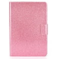 thumbnail image 4 of ELEHOLD Glitter Folio Case for  Amazon Fire Max 11(13th Gen 2023),PU Leather Card Slots Kickstand Function Magnetic Clasp Multi-Functional Shockproof Slim Case, Pink, 4 of 11