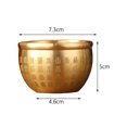 TUMALL Brass Feng Shui Bowl Chinese Character Fu Bowl Treasure Bowl