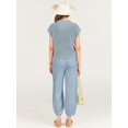 thumbnail image 4 of Trajes de dos piezas para mujer Conjuntos de suéteres Jersey de punto Tops y pantalones de cintura alta Conjuntos de chándal LoungeSkyLarge esquí esquí Gafas de esquí, 4 of 5