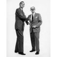 thumbnail image 1 of Posterazzi SAL2556283 Two Businessmen Standing Together Poster Print - 18 x 24 in., 1 of 1