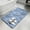 Blue, variant on Abstract Tribal Arrows Washable Area Rugs for Living Room Bedroom, Large Non Slip Indoor Floor Carpet Absorbent Boho Middle Century Sand Vertical Door Mat Rugs for Bathroom Entryway 47.2"x63"