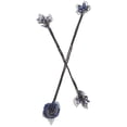 thumbnail image 2 of pinzas para el pelo para mujer, pinzas francesas para el pelo, accesorio para hacer moños, pinzas para el pelo con flores., 2 of 8