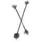 thumbnail image 2 of pinzas para el pelo para mujer, pinzas francesas para el pelo, accesorio para hacer moños, pinzas para el pelo con flores., 2 of 8