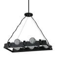 thumbnail image 4 of Meyda 142896 22.5 in. Tuscan Vineyard Estate Oblong Pendant, Black Clear Amber Bottles, 4 of 5