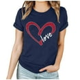 thumbnail image 1 of Birdeem T-Shirt à Col Rond Imprimé à Manches Courtes pour Femmes, Décontracté, Coupe Ample, 1 of 1