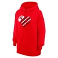thumbnail image 2 of Women's G-III 4Her by Carl Banks  Cardinal Arizona Cardinals Heart Graphic Fleece Pullover Hoodie, 2 of 3