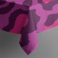 thumbnail image 3 of Pink and Black Of Leopard Print Rectangle Tablecloth 60"x84",Waterproof Polyester Rectangle Table Cloth, Wipeable Spillproof Polyester Tablecloth for Dining, Camping, Indoor and Outdoor, 3 of 5