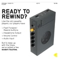 thumbnail image 3 of Reproductor de casetes We Are Rewind con Bluetooth y grabadora, gris, 3 of 8
