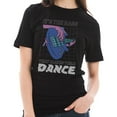 thumbnail image 3 of Big Size Bass Makes Them Dance Graphic Design Deluxe Jersey T-Shirt - Black 3XL, 3 of 4