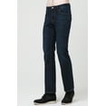thumbnail image 2 of SSLR Men's Regular Fit Straight Leg Thermal Fleece Lined Jeans Pants Warm Denim, 2 of 8