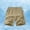 Khaki, variant on 1PCS Men's Fashion Casual Solid Color Shorts with Elastic Waist and Practical Pockets, Lightweight Sports and Beach Pants for Summer Holiday Khaki XXXL(XXXL)