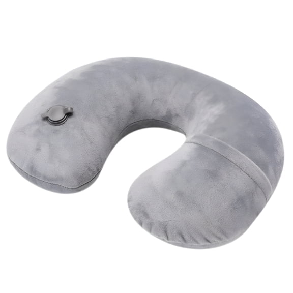 LAMIRO U-Shaped Inflatable Travel Neck Pillow, Compact Travel Pillows for Airplanes Travel Light Inflatable Neck Pillow Support Head Neck and Lumbar for Traveling, Home
