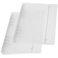 thumbnail image 5 of 2 carpetas transparentes reutilizables para cuaderno, para oficina, hogar, regalo, 5 of 5