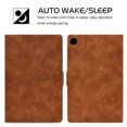 thumbnail image 6 of Allytech Case for Samsung Galaxy Tab A8 10.5" X200, PU Leather Slim Folio Flip Cover Auto Sleep Wake Full Protection Kickstand Case Cover for Samsung Galaxy Tab A8 10.5" X200 X205 - Brown, 6 of 6