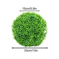 thumbnail image 5 of WEGFTDUOP Simulated Grass Ball Decoration Green Round Ball Green Plastic Floral Ceiling Fake Tree Ball, 5 of 6