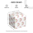 thumbnail image 4 of Lsque Rainbow Printed Tissue Box Cover Holder, Facial Paper Organizer Dispenser,Square with Bottom Belt, PVC Leather Decorative Organizer, 4 of 8