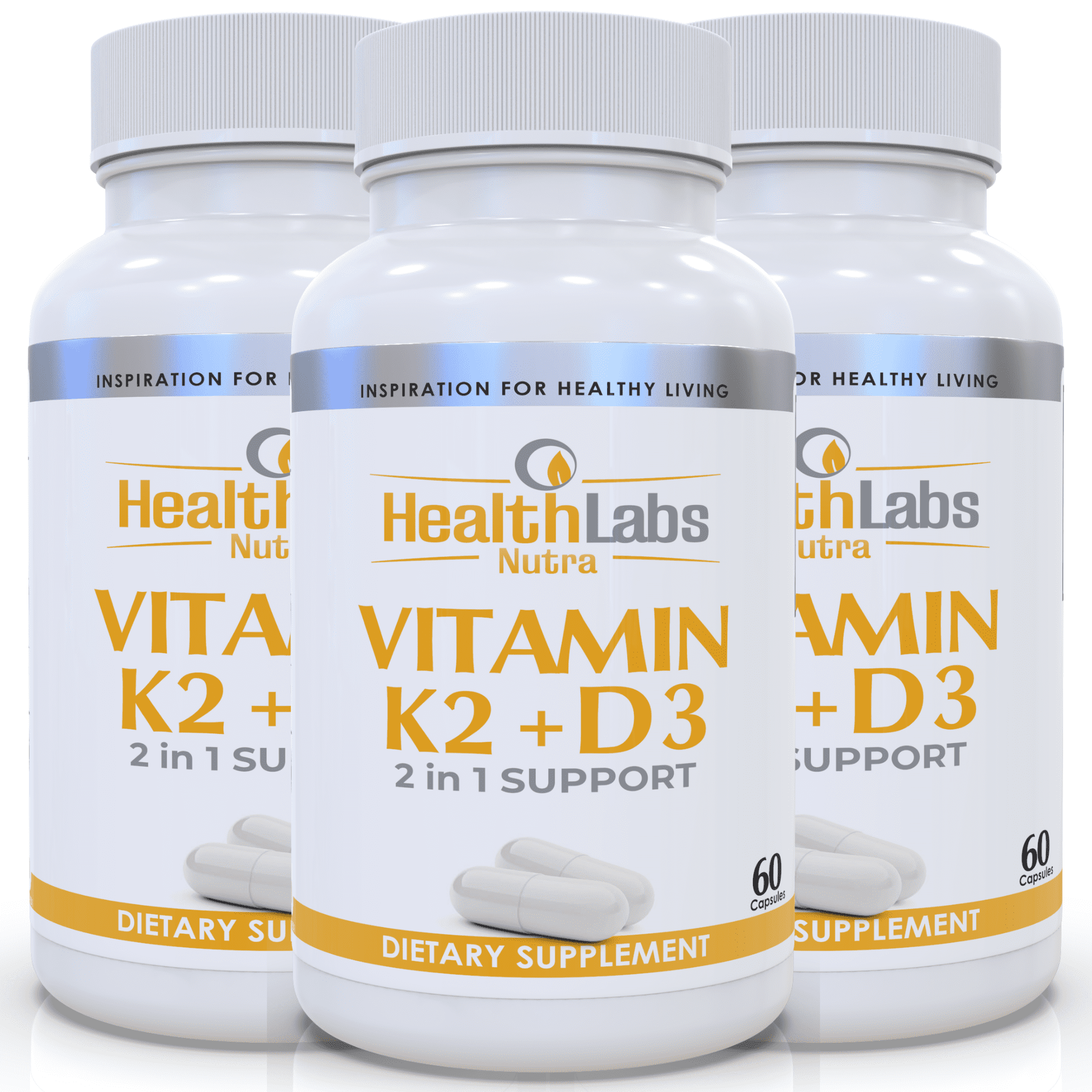 Health Labs Nutra Vitamin K2+D3 Formula Vitamin D3, Vitamin K2 (MK7
