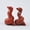 Red Stone, variant on HOOUN 1.5" Natural Crystal Snake Carved Quartz Stone Serpent Rock Healing Reiki Decor-Bloodstone-1PC (Random Pick)
