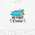thumbnail image 4 of Inktastic My 1st Cruise Vacation Trip Girls Baby Dress, 4 of 5
