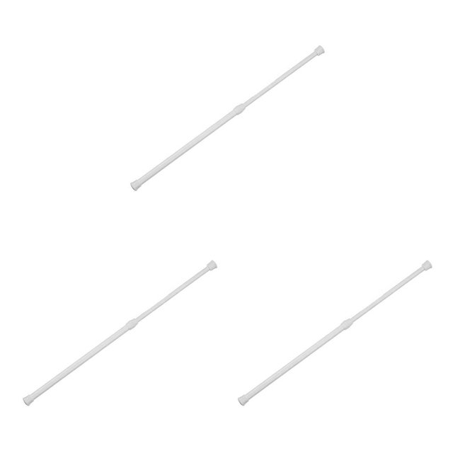 Inteprter Barra de cortina ajustable, barra telescópica de ducha, Mini barra de cortina de ventana sin perforaciones Type1 NO1