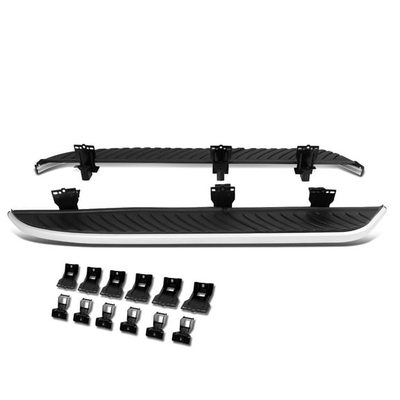 DNA Motoring 5.5" Black Aluminum Side Step Nerf Bars Running Boards for 08-15 Freelander 2 LR2 L359