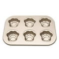 thumbnail image 1 of Monstrate Bandeja para hornear Pata de gato Antiadherente Recubrimiento antiadherente Distribución uniforme del calor Bandeja para hornear Cocina y Comedor 6 dorado claro, 1 of 6