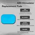 thumbnail image 6 of 60Pcs Ab Stimulator Gel Pads, Replacement Gel Pads for Muscle Toner Abdominal EMS Arm Leg Waist Workout Trainer Machine, 6 of 6