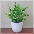 thumbnail image 4 of Zhaomeidaxi Mall Faux Eucalyptus Plants Potted, Artificial Plants in Pot Fake Green Plant Bonsai with Pot for Office, Home, Kitchen, Table Indoor Decor, 4 of 4