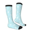 thumbnail image 3 of Balery Cute Bunny Printed Novelty Socks Men's Women's Crew Socks Sports Socks Knee High Socks Cotton Socks Quirky and Cool Socks, 3 of 9