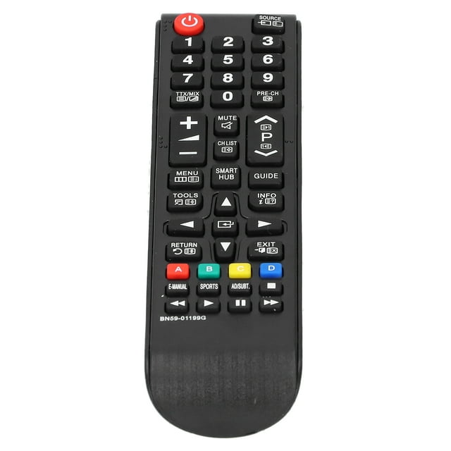 Reemplazo de control remoto control remoto de alta sensibilidad 10 m / 328 pies Fácil de presionar para UE32J5505A/UE48J5200/ UE60JU6000 Octpeak Otros
