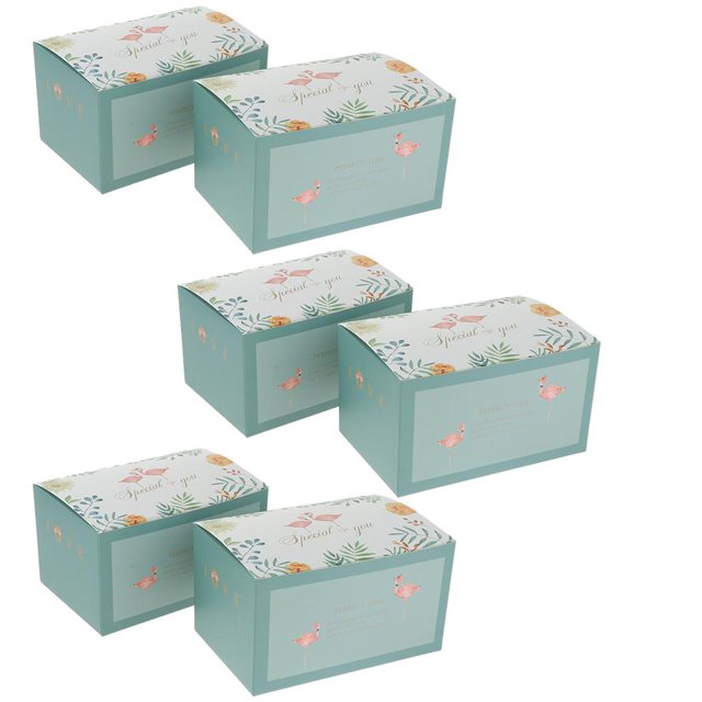 Paquete de 6 bolsas de mano con flamencos, cajas de dulces para , compromiso , , baby shower, de y do Soledad Flamingo Cajas para regalos de boda