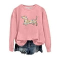 thumbnail image 1 of WEAIXIMIUNG Sweat-Shirt pour Femmes Veste Décontractée à Col Rond Imprimé Sweat-Shirt à Capuche à la Mode pour Usage Quotidien, 1 of 2