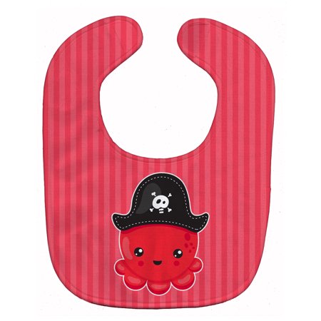 Caroline's Treasures Baby Bib, Pirate Octopus