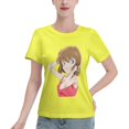 thumbnail image 1 of T-Shirt Basique à Manches Courtes pour Femmes Detective Conan Haihara Ai, 1 of 6